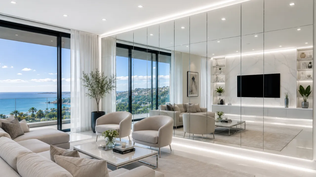 Aplicações residenciais em vidro